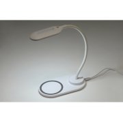 Настольный светильник с беспроводной зарядкой «Flamp»