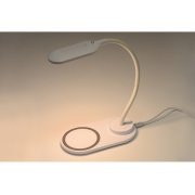 Настольный светильник с беспроводной зарядкой «Flamp»