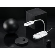Настольный светильник с беспроводной зарядкой «Flamp»