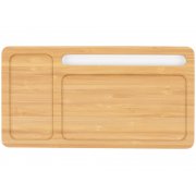 Беспроводное зарядное устройство-органайзер из бамбука «Timber»