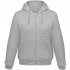 Толстовка мужская Hooded Full Zip серый меланж