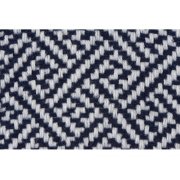 Плед акриловый с белой бахромой «Tassel»