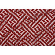 Плед акриловый с белой бахромой «Tassel»