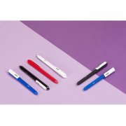 Ручка пластиковая шариковая Pigra P03 «софт-тач»