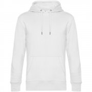 Толстовка с капюшоном унисекс King, белая