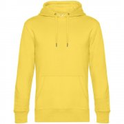 Толстовка с капюшоном унисекс King, желтая