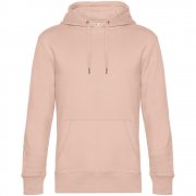 Толстовка с капюшоном унисекс King, розовая