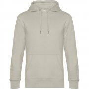 Толстовка с капюшоном унисекс King, дымчато-серая