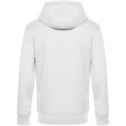 Толстовка с капюшоном на молнии унисекс King, белая