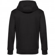 Толстовка с капюшоном на молнии унисекс King, черная