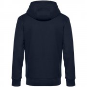 Толстовка с капюшоном на молнии унисекс King, темно-синяя