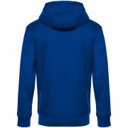 Толстовка с капюшоном на молнии унисекс King, ярко-синяя