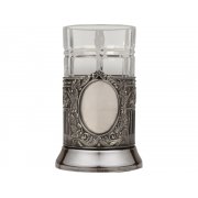 Подстаканник с хрустальным стаканом