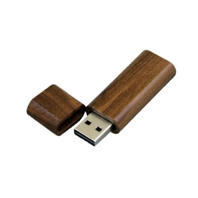 USB 2.0- флешка на 32 Гб эргономичной прямоугольной формы с округленными краями