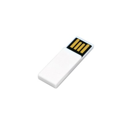 USB 2.0- флешка промо на 64 Гб в виде скрепки