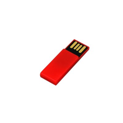 USB 2.0- флешка промо на 64 Гб в виде скрепки