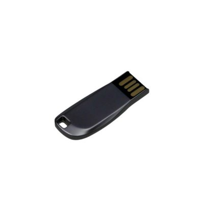 USB 2.0- флешка на 64 Гб компактная с мини чипом и овальным отверстием