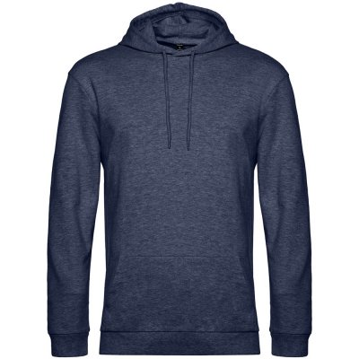 Толстовка с капюшоном унисекс Hoodie, синий меланж