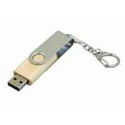 USB 2.0- флешка промо на 32 Гб с поворотным механизмом