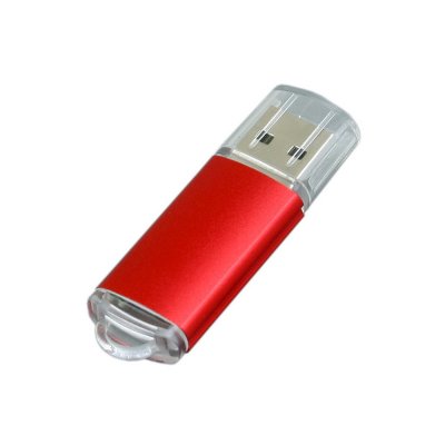 USB 2.0- флешка на 64 Гб с прозрачным колпачком