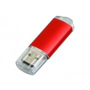 USB 2.0- флешка на 64 Гб с прозрачным колпачком