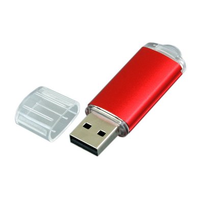 USB 2.0- флешка на 64 Гб с прозрачным колпачком