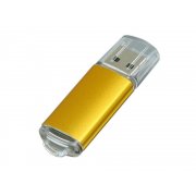USB 2.0- флешка на 64 Гб с прозрачным колпачком
