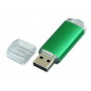 USB 2.0- флешка на 64 Гб с прозрачным колпачком