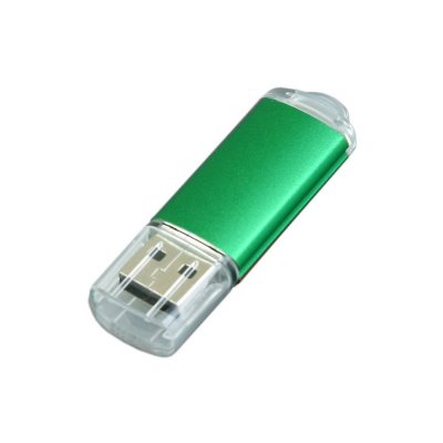 USB 2.0- флешка на 64 Гб с прозрачным колпачком