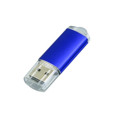 USB 2.0- флешка на 64 Гб с прозрачным колпачком