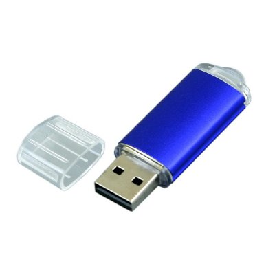 USB 2.0- флешка на 64 Гб с прозрачным колпачком