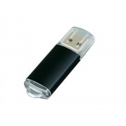 USB 2.0- флешка на 64 Гб с прозрачным колпачком