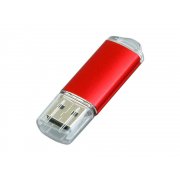 USB 2.0- флешка на 32 Гб с прозрачным колпачком