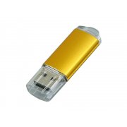 USB 2.0- флешка на 32 Гб с прозрачным колпачком