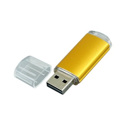 USB 2.0- флешка на 32 Гб с прозрачным колпачком