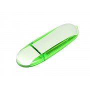 USB 2.0- флешка промо на 32 Гб овальной формы