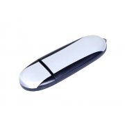 USB 2.0- флешка промо на 16 Гб овальной формы