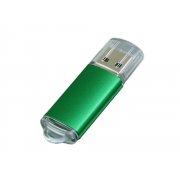USB 2.0- флешка на 16 Гб с прозрачным колпачком