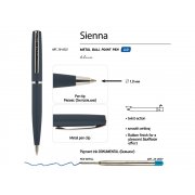 Ручка металлическая шариковая «Sienna»
