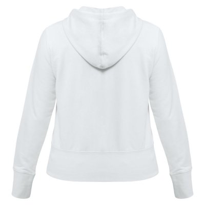 Толстовка женская Hooded Full Zip белая