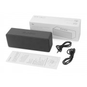 Портативная колонка «Bar» со стереодинамиками, soft touch