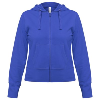 Толстовка женская Hooded Full Zip ярко-синяя