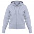 Толстовка женская Hooded Full Zip серый меланж