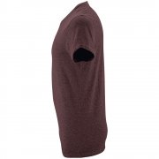 Футболка мужская приталенная REGENT FIT 150, бордовый меланж арт. 00553148