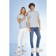 Футболка мужская приталенная REGENT FIT 150, голубой меланж арт. 00553258