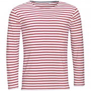 Футболка мужская MARINE MEN, белая с красным арт. 01402987