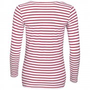 Футболка женская MARINE WOMEN, белая с красным арт. 01403987