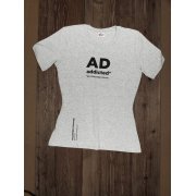 Футболка женская T-bolka Stretch Lady, серый меланж