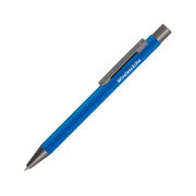 Ручка металлическая шариковая «Straight Gum» soft-touch с зеркальной гравировкой