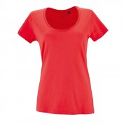 Футболка женская METROPOLITAN, розовая (коралловая) арт. 02079168 Футболка женская METROPOLITAN, розовая (коралловая) арт. 02079168